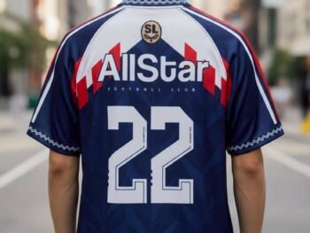 เสื้อกีฬา RT457 สีน้ำเงินกรมท่า ออกแบบลายเสื้อทีม โดย SILA GARMENT